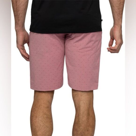 NEW Travis Mathew Men's Heather Red Flat Front Shorts | 40 - Picture 6 of 7